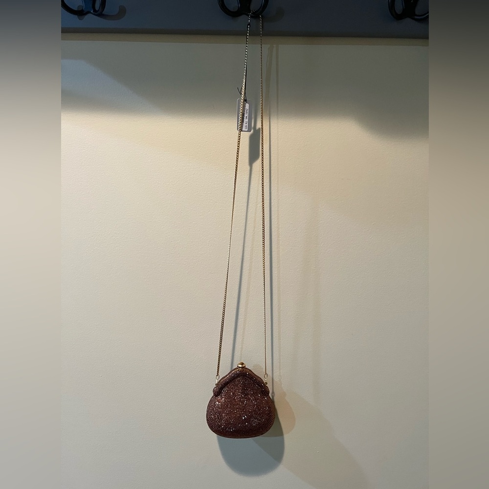 Rose Marie gemstone topaz clutch/ shoulder bag